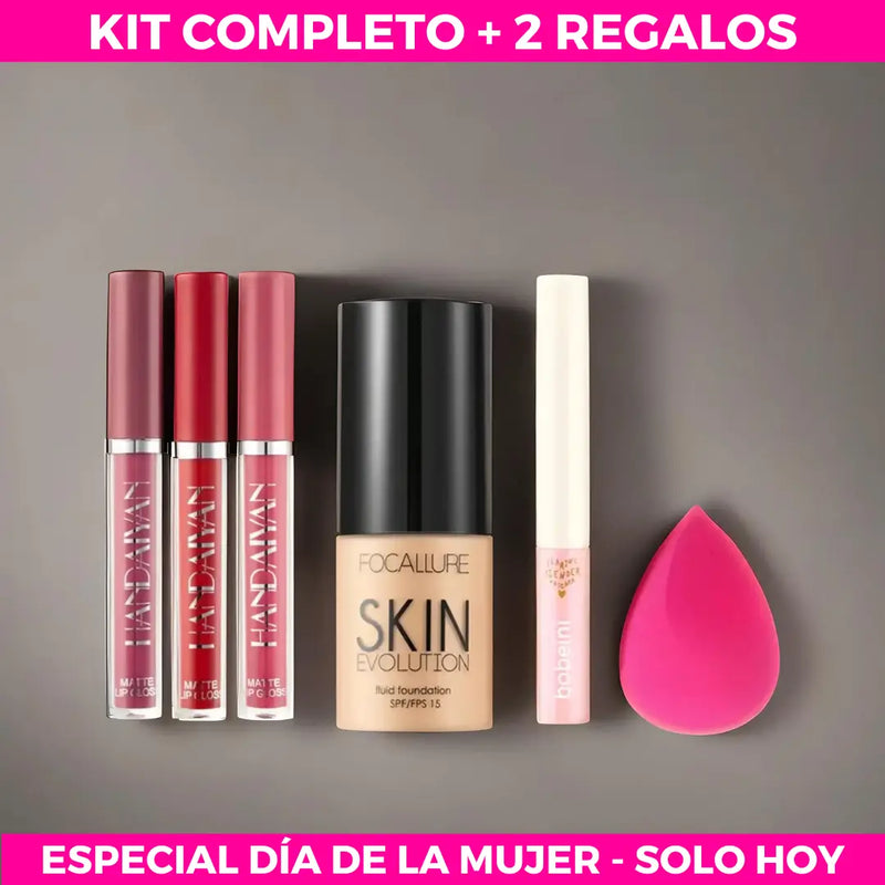 Kit Exclusivo - Base Anti-Edad + 3x Labiales + Regalos